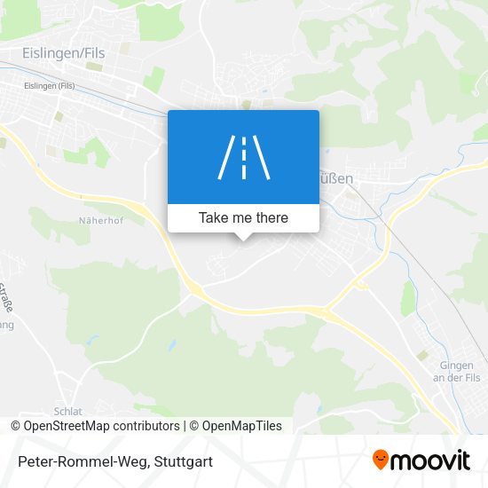Peter-Rommel-Weg map