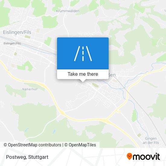 Карта Postweg