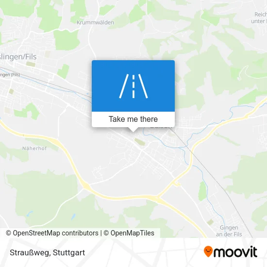 Straußweg map