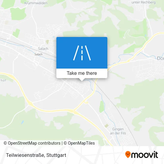 Карта Teilwiesenstraße