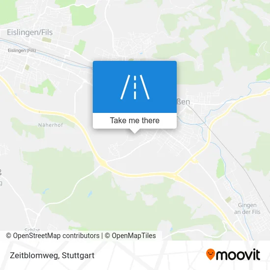 Карта Zeitblomweg