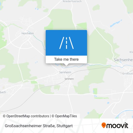 Großsachsenheimer Straße map