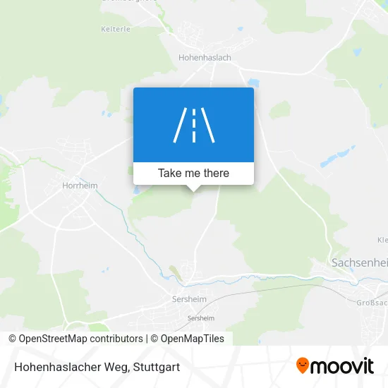 Карта Hohenhaslacher Weg