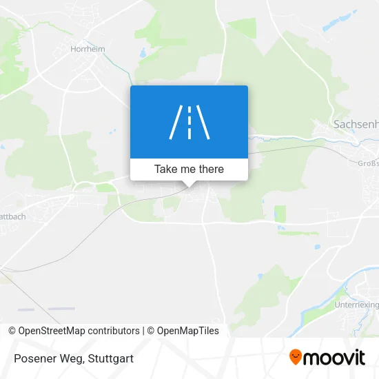 Карта Posener Weg