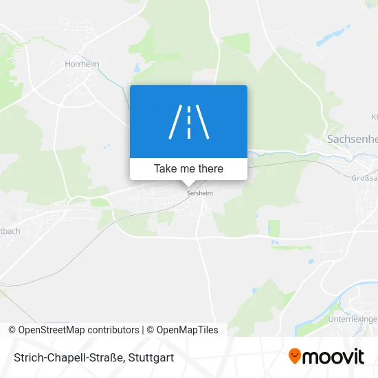 Strich-Chapell-Straße map