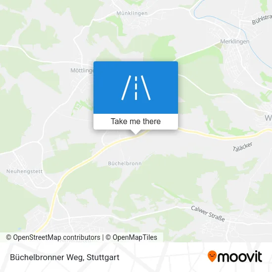 Карта Büchelbronner Weg