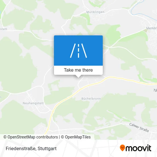 Карта Friedenstraße