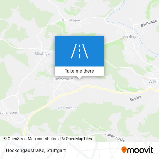 Heckengäustraße map