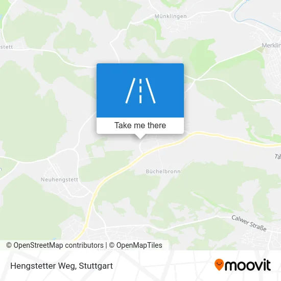 Карта Hengstetter Weg