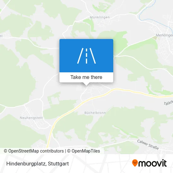 Карта Hindenburgplatz