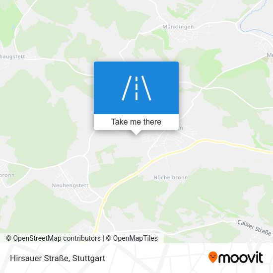 Hirsauer Straße map