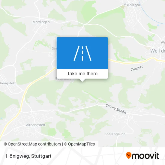 Карта Hönigweg