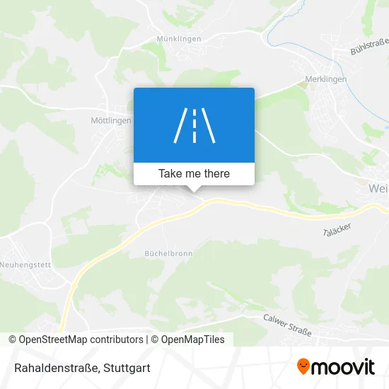 Карта Rahaldenstraße