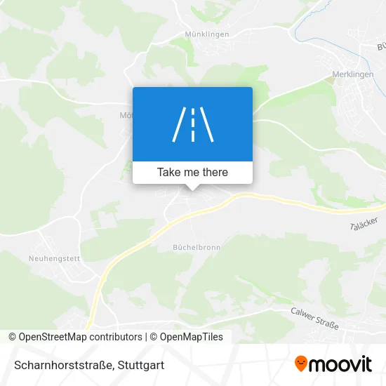 Карта Scharnhorststraße
