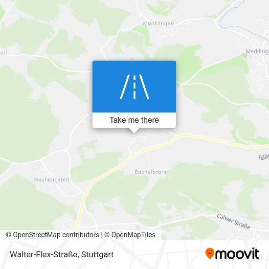 Карта Walter-Flex-Straße
