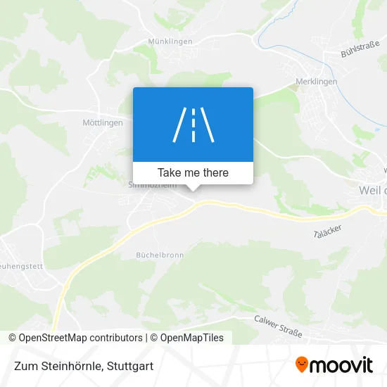 Карта Zum Steinhörnle