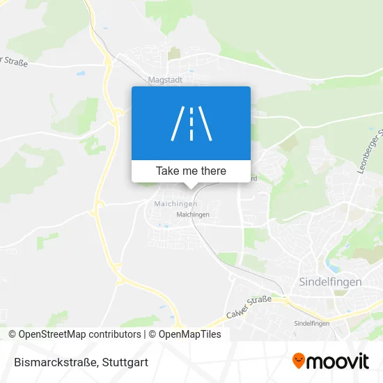 Карта Bismarckstraße