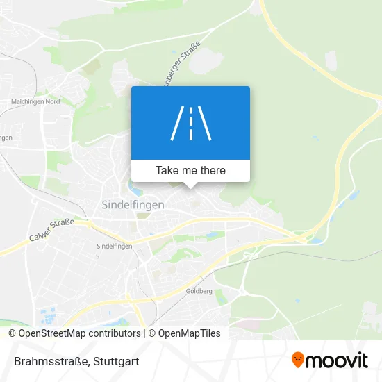 Карта Brahmsstraße