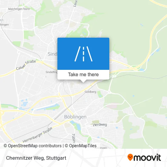 Карта Chemnitzer Weg