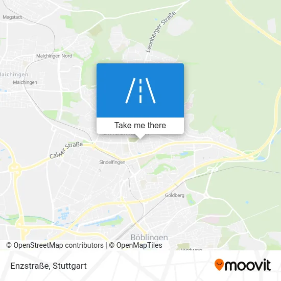 Карта Enzstraße