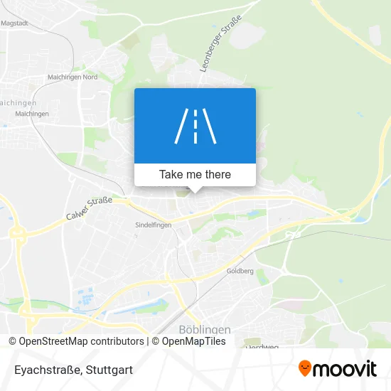 Карта Eyachstraße