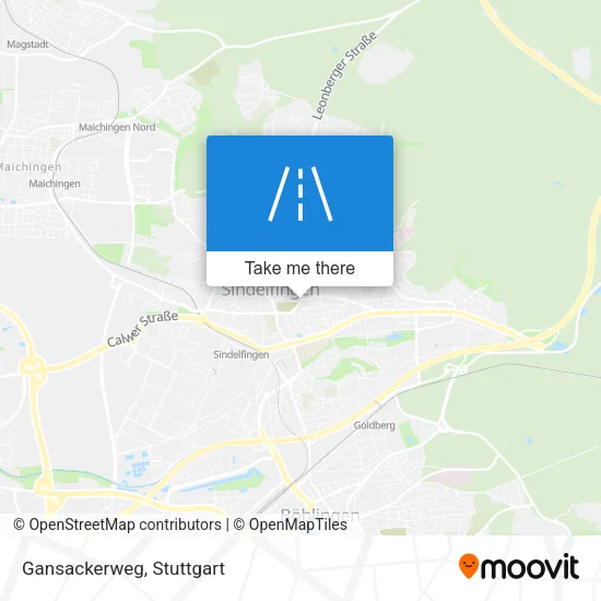 Карта Gansackerweg