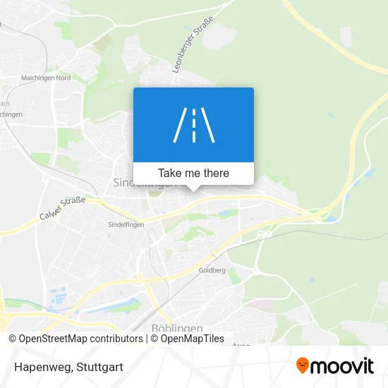 Hapenweg map