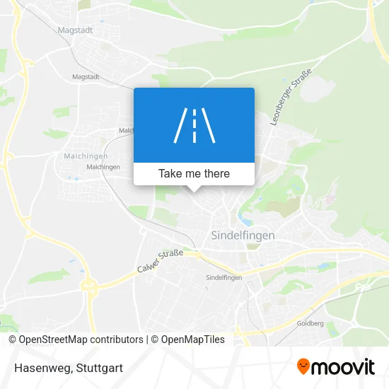 Hasenweg map