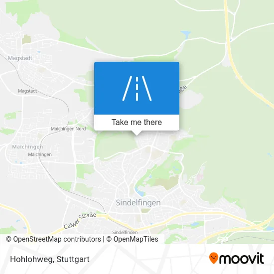 Hohlohweg map