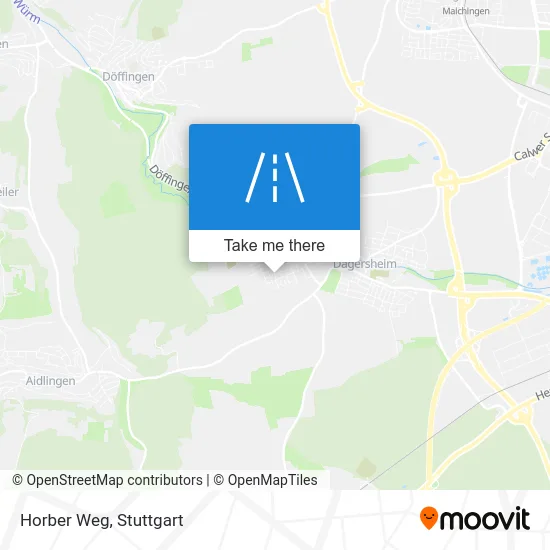 Карта Horber Weg