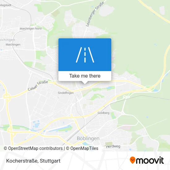 Kocherstraße map
