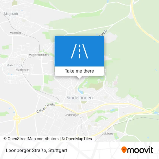 Карта Leonberger Straße