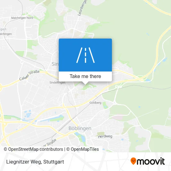 Карта Liegnitzer Weg