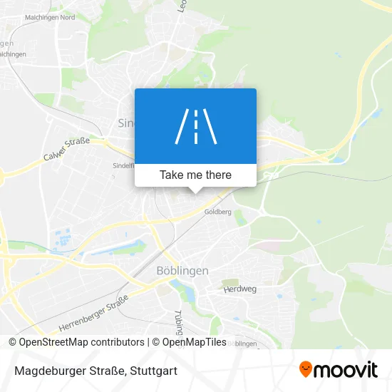 Карта Magdeburger Straße