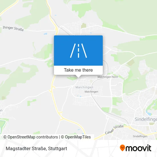 Карта Magstadter Straße