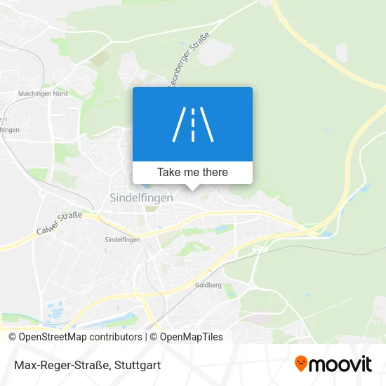 Карта Max-Reger-Straße