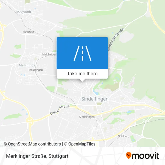 Карта Merklinger Straße