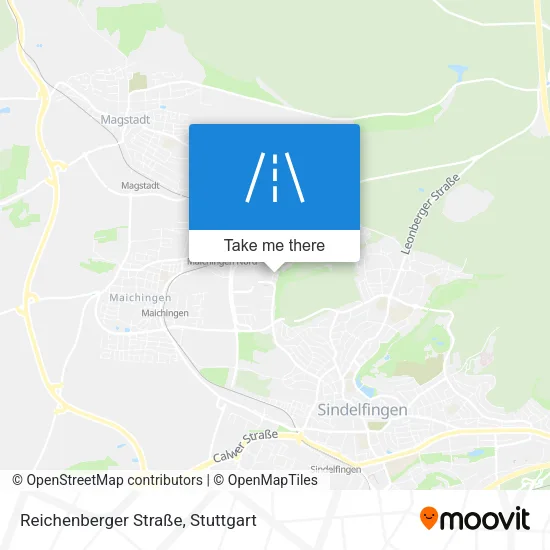 Карта Reichenberger Straße