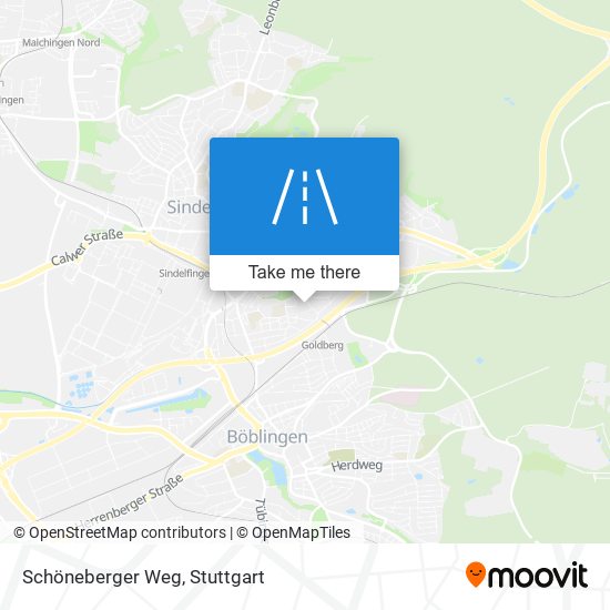 Schöneberger Weg map