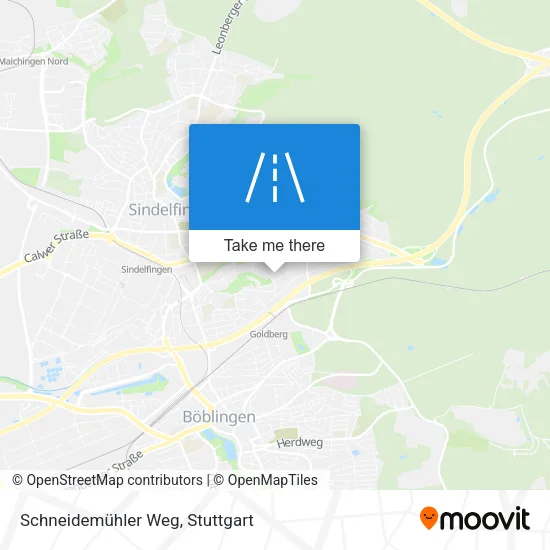 Карта Schneidemühler Weg