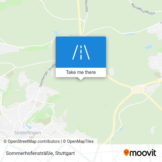 Sommerhofensträßle map