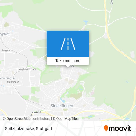 Spitzholzstraße map