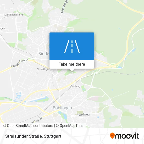 Карта Stralsunder Straße