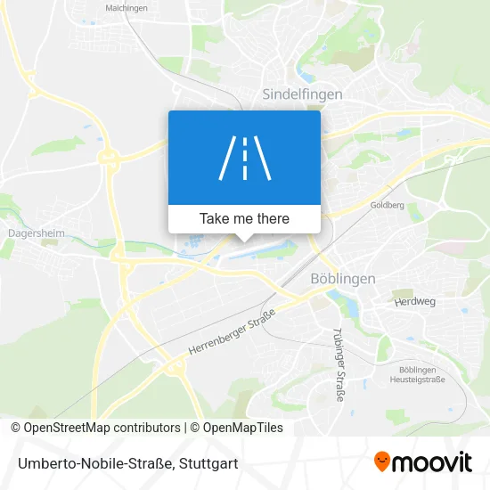 Карта Umberto-Nobile-Straße