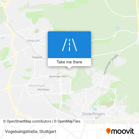Карта Vogelsangstraße
