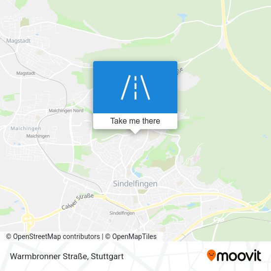 Warmbronner Straße map