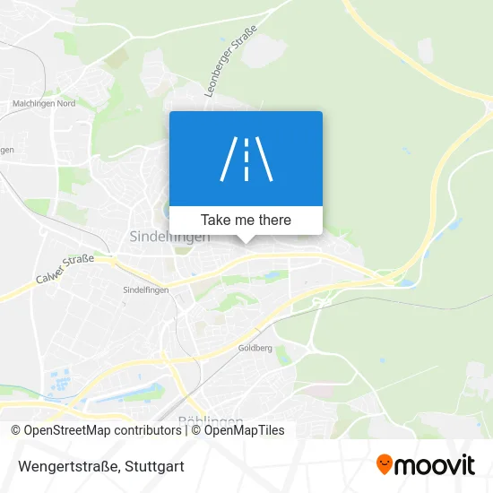 Карта Wengertstraße