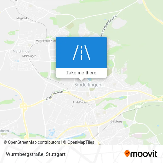 Карта Wurmbergstraße