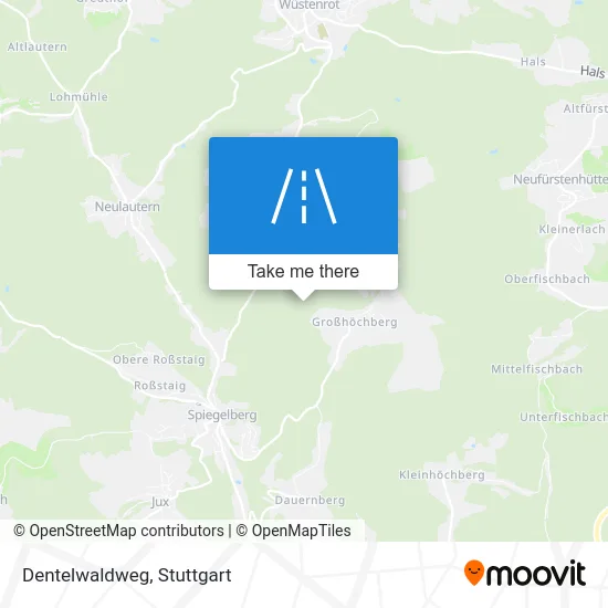 Карта Dentelwaldweg