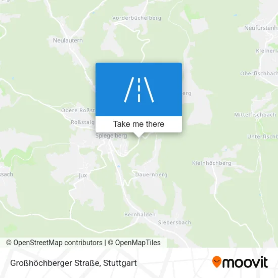 Карта Großhöchberger Straße